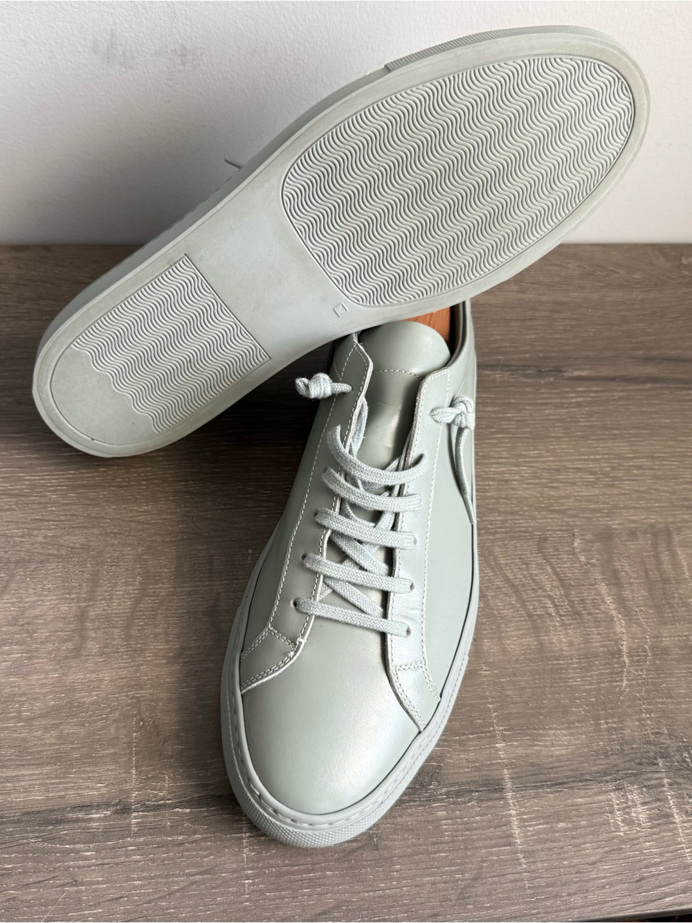 Common Projects Low-Top Sneakers in Light Sage Green - Picture 7 of 7